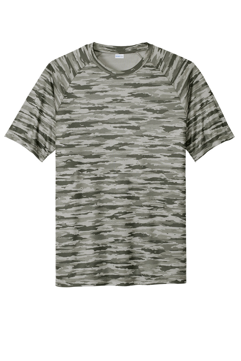 Sport-Tek Drift Camo Tee - Silver