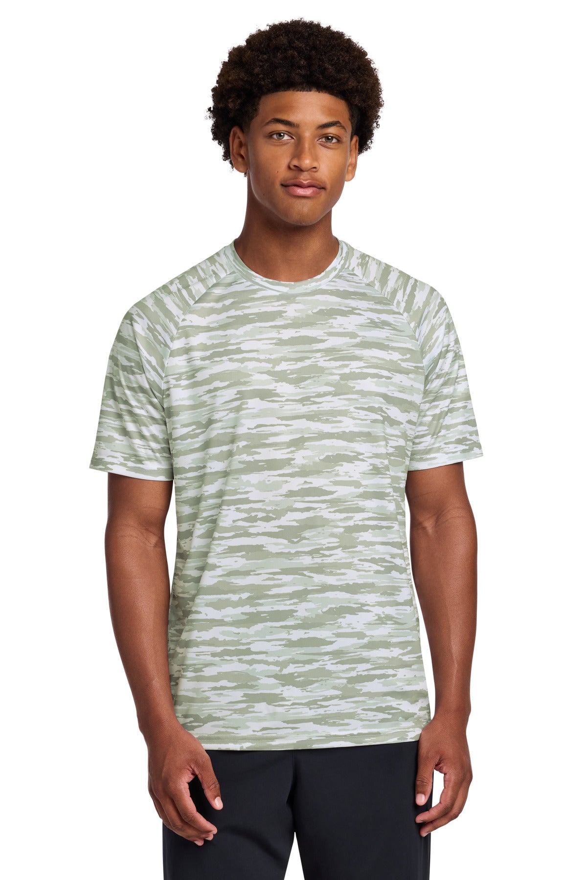 Sport-Tek Drift Camo Tee - White