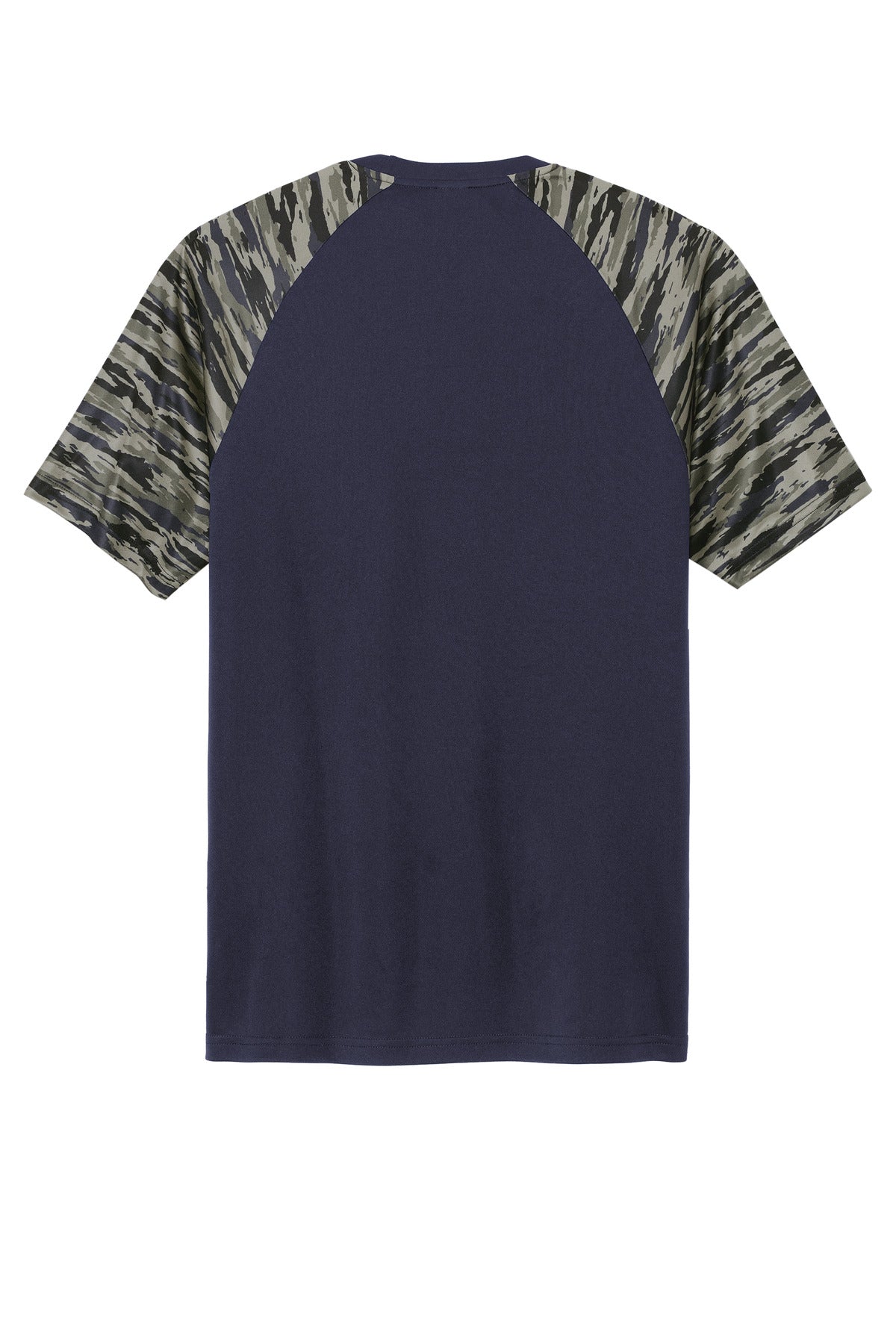 Sport-Tek Drift Camo Colorblock Tee - True Navy