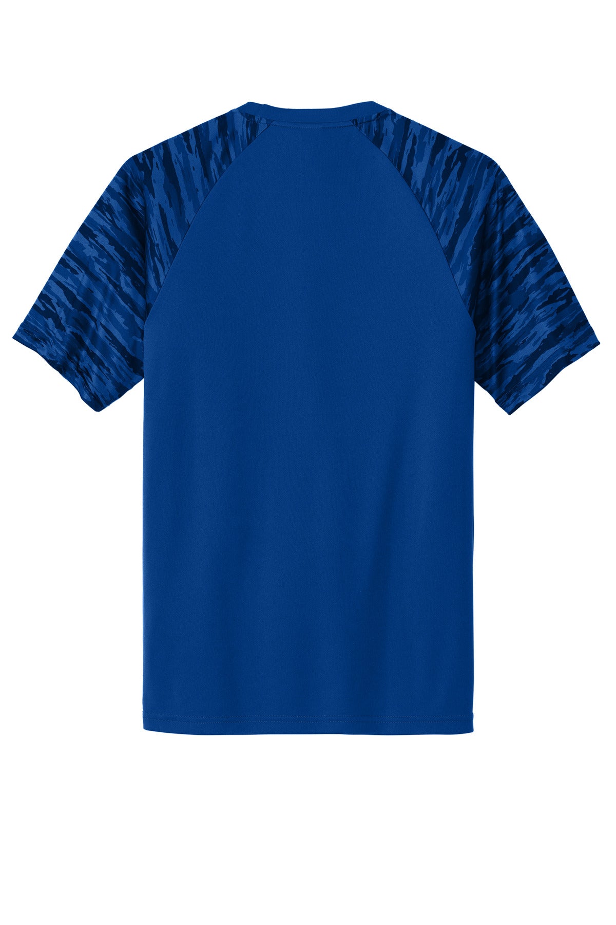 Sport-Tek Drift Camo Colorblock Tee - True Royal