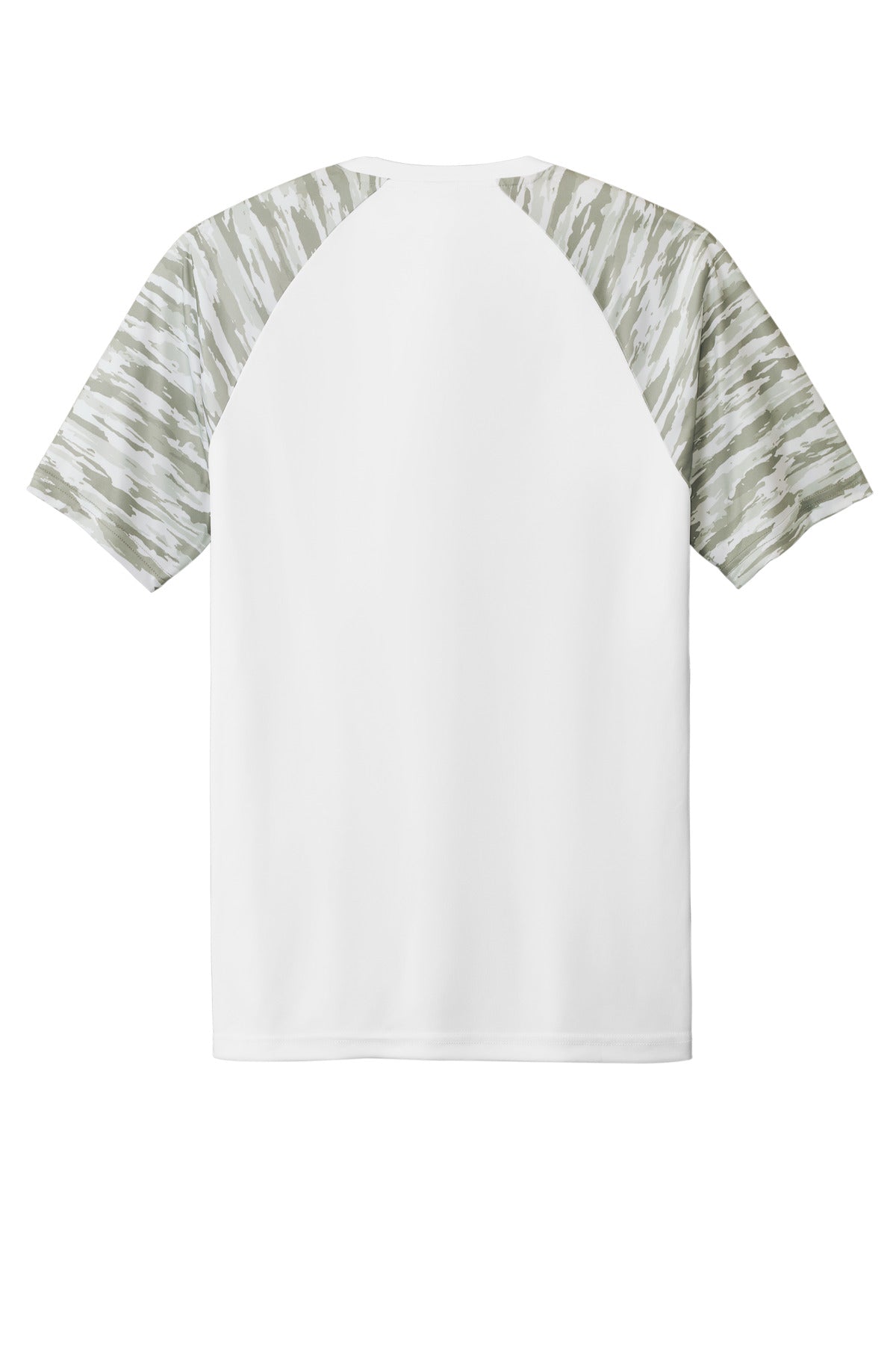 Sport-Tek Drift Camo Colorblock Tee - White