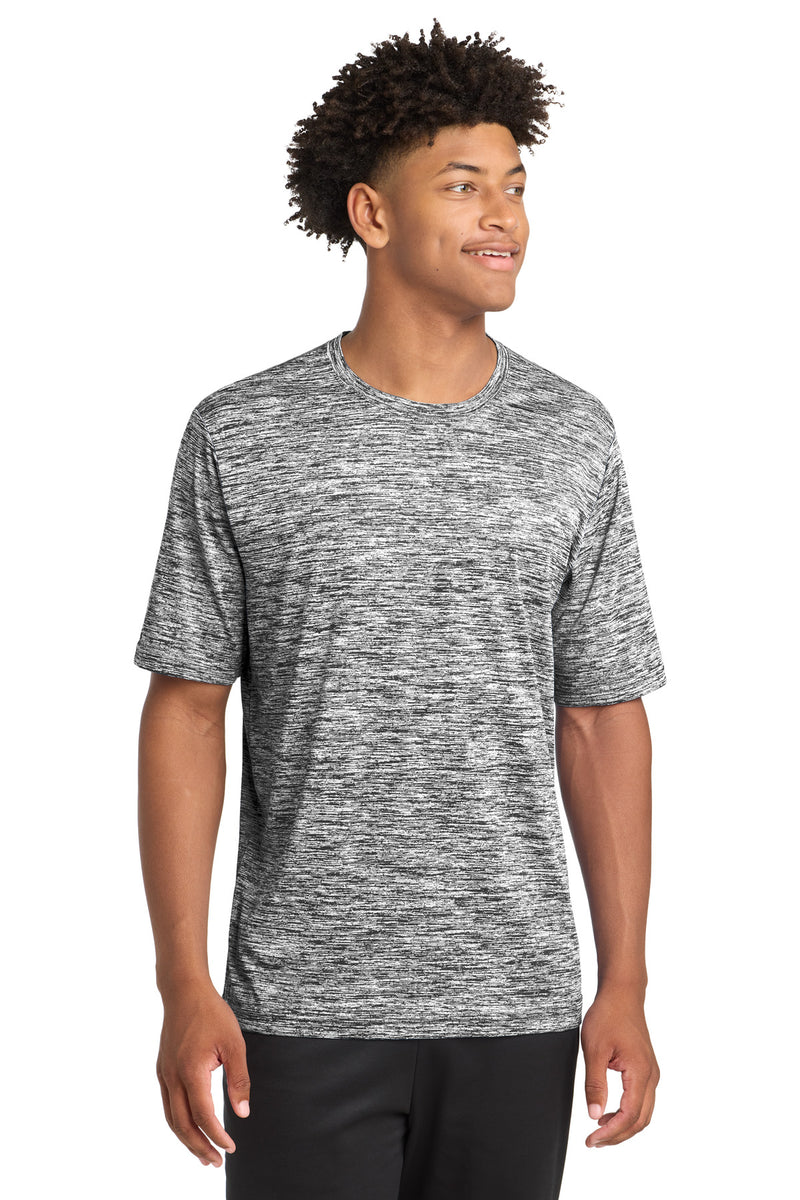 Sport-Tek PosiCharge Electric Heather Tee - Black Electric