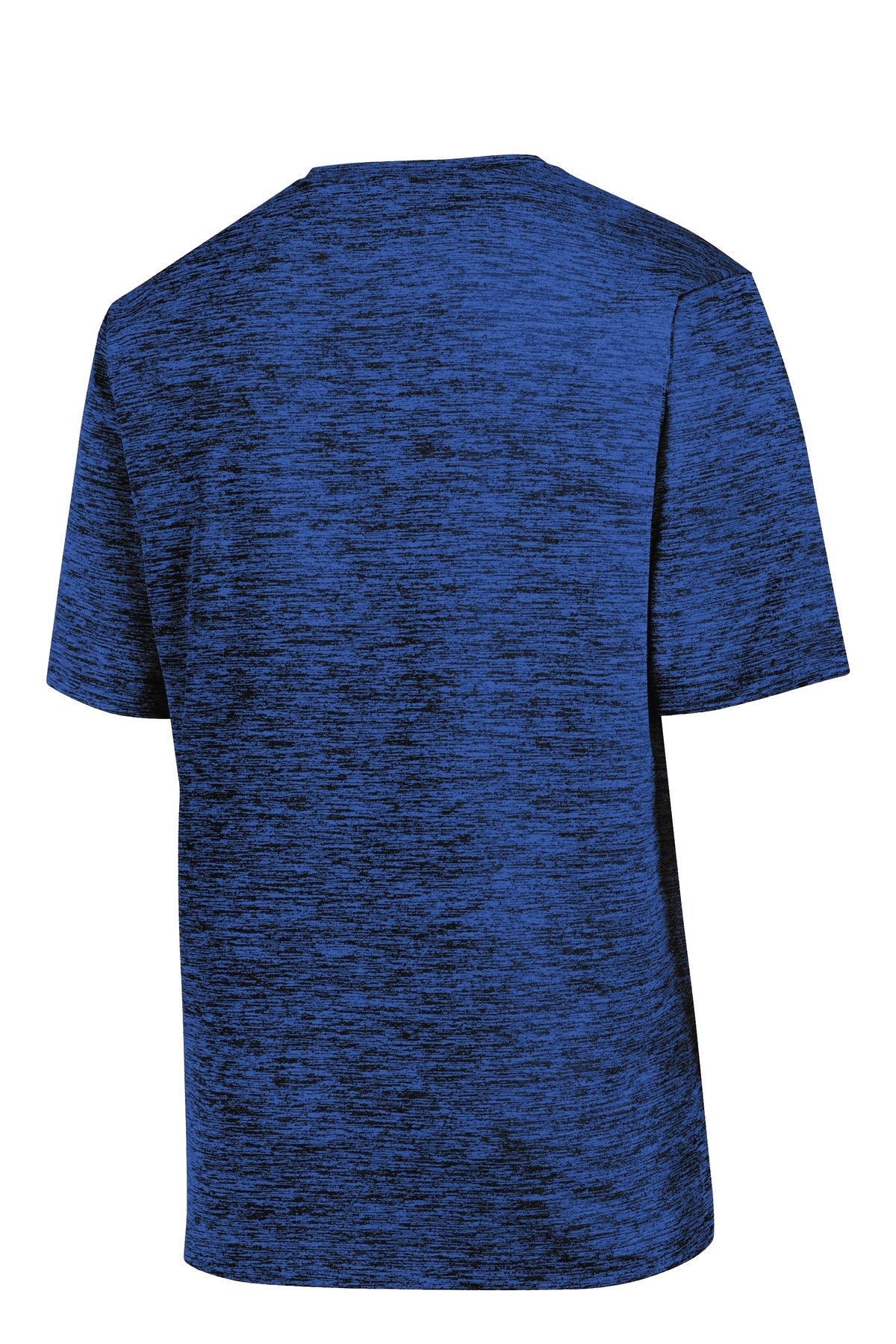 Sport-Tek PosiCharge Electric Heather Tee - Dark Royal-Black Electric