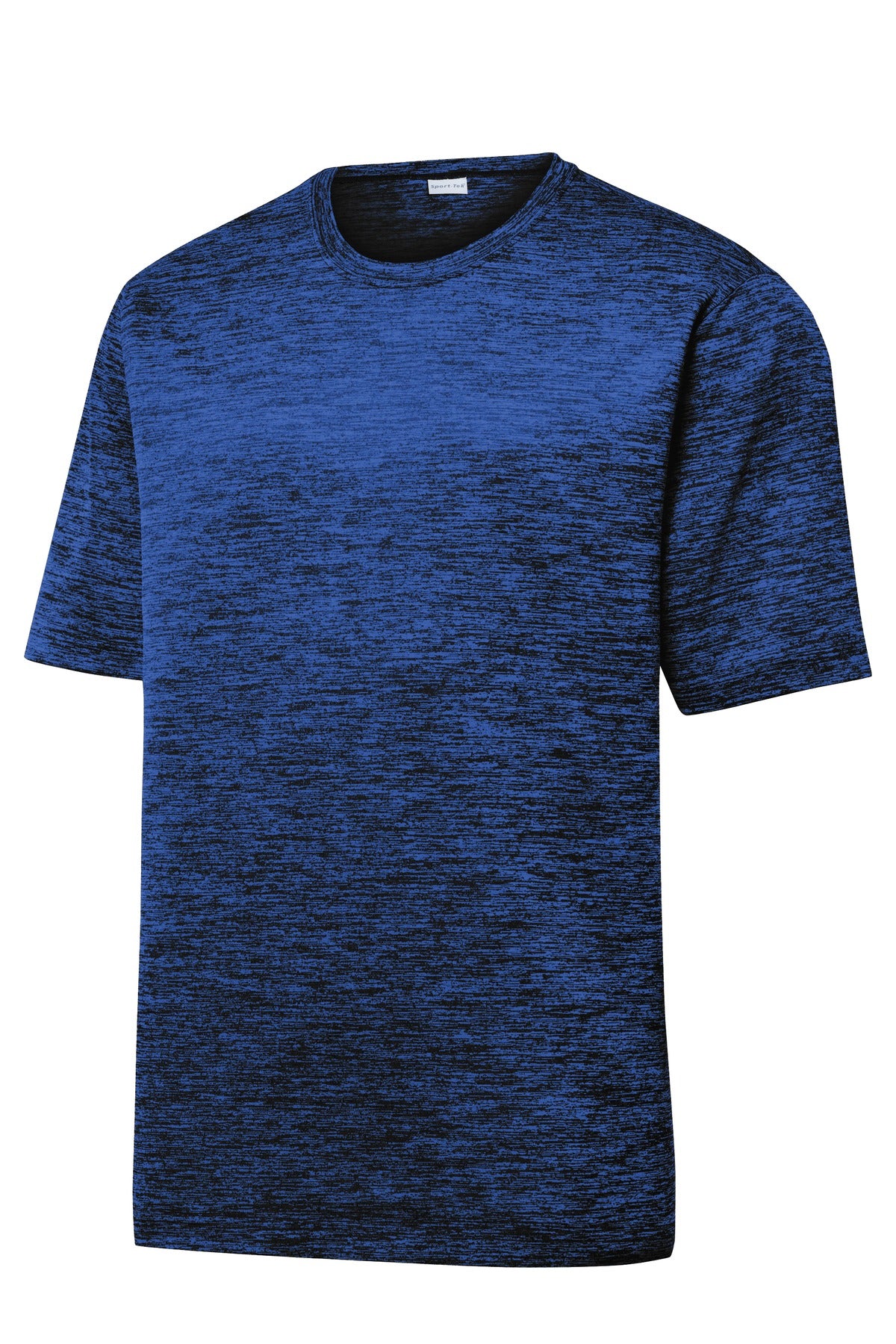 Sport-Tek PosiCharge Electric Heather Tee - Dark Royal-Black Electric