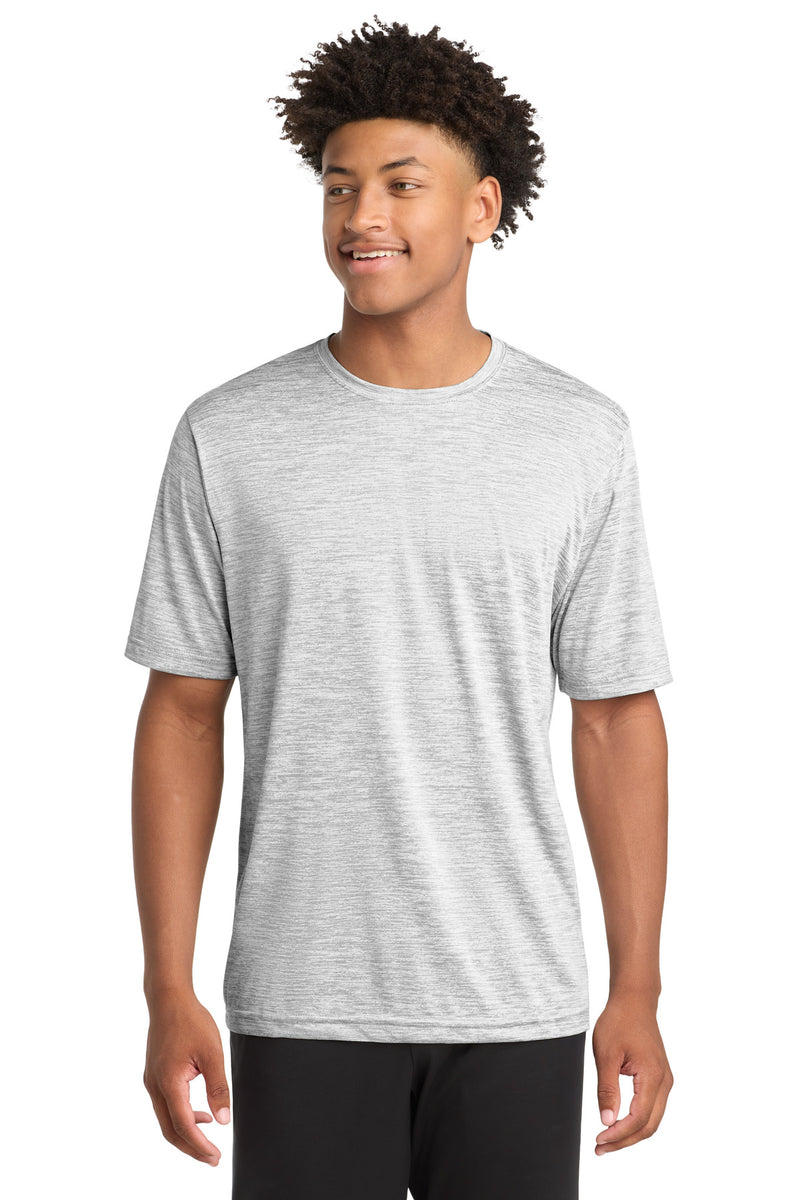 Sport-Tek PosiCharge Electric Heather Tee - Silver Electric