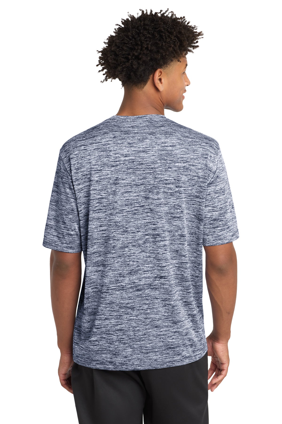 Sport-Tek PosiCharge Electric Heather Tee - True Navy Electric