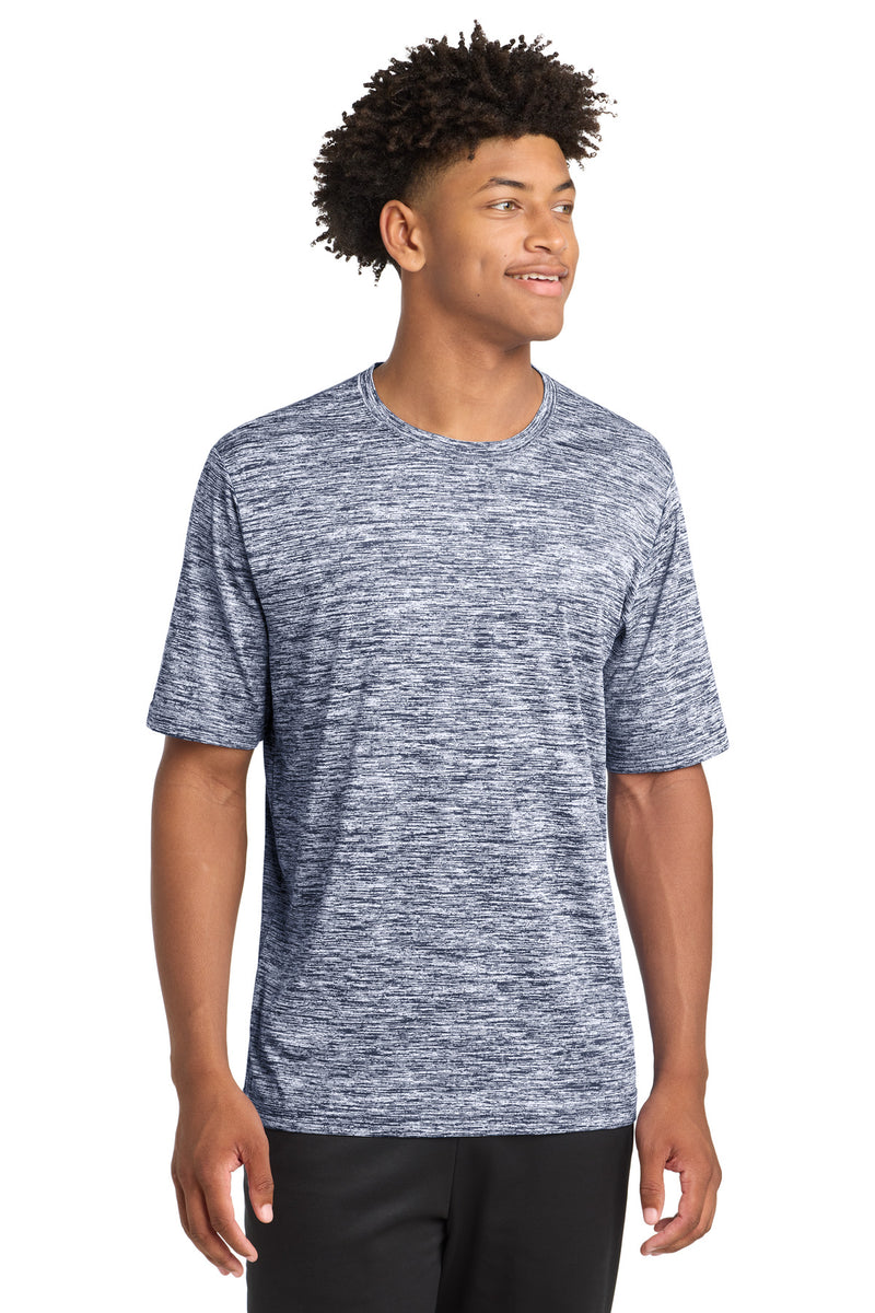Sport-Tek PosiCharge Electric Heather Tee - True Navy Electric