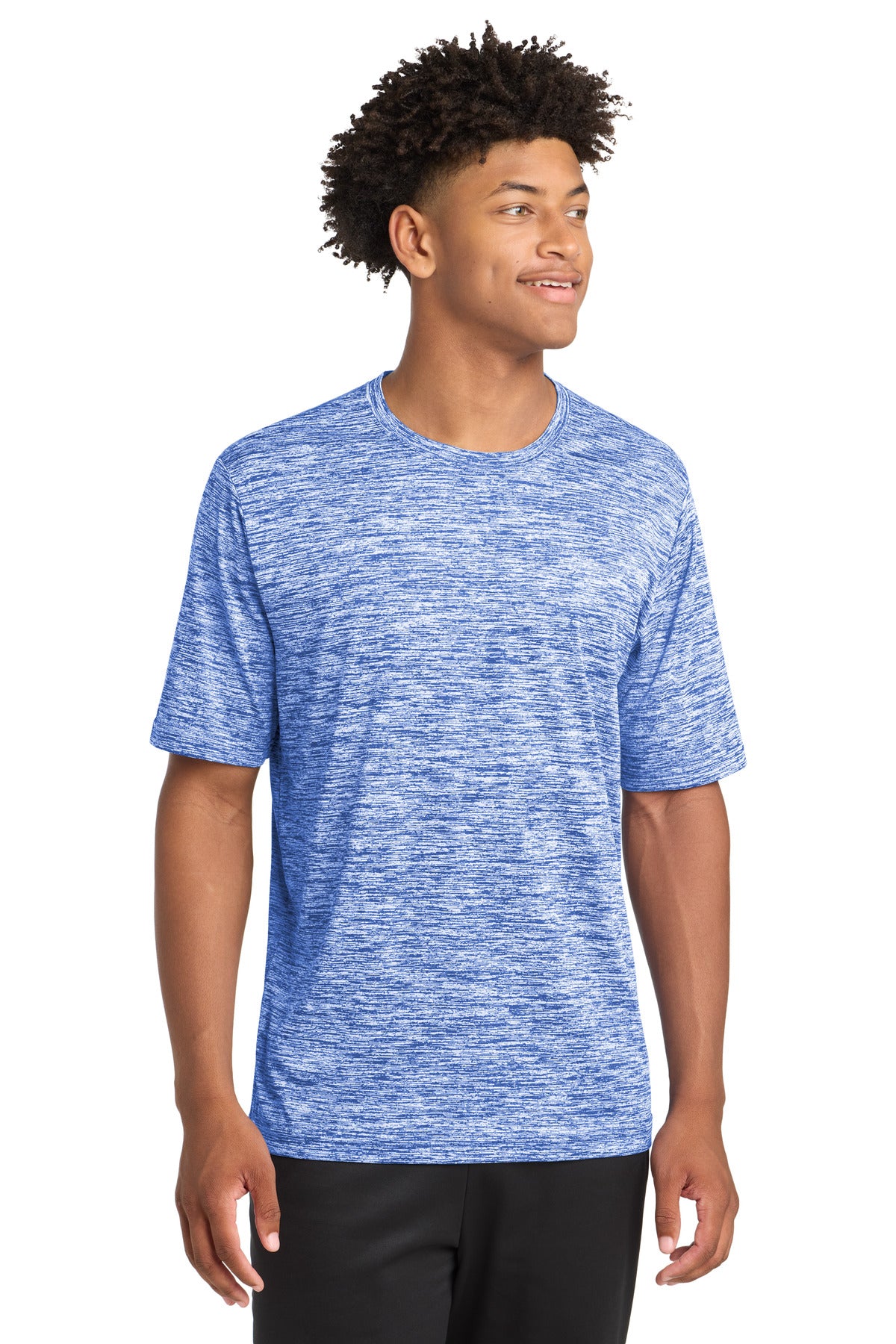 Sport-Tek PosiCharge Electric Heather Tee - True Royal Electric