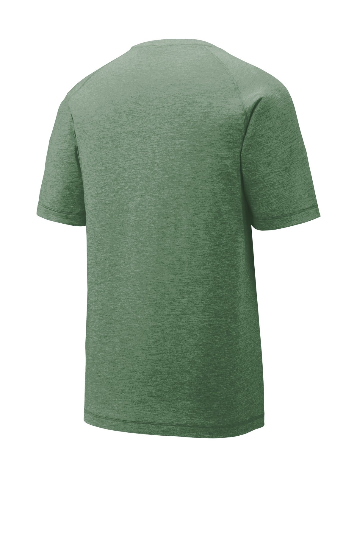 Sport-Tek  PosiCharge  Tri-Blend Wicking Raglan Tee - Forest Green Heather