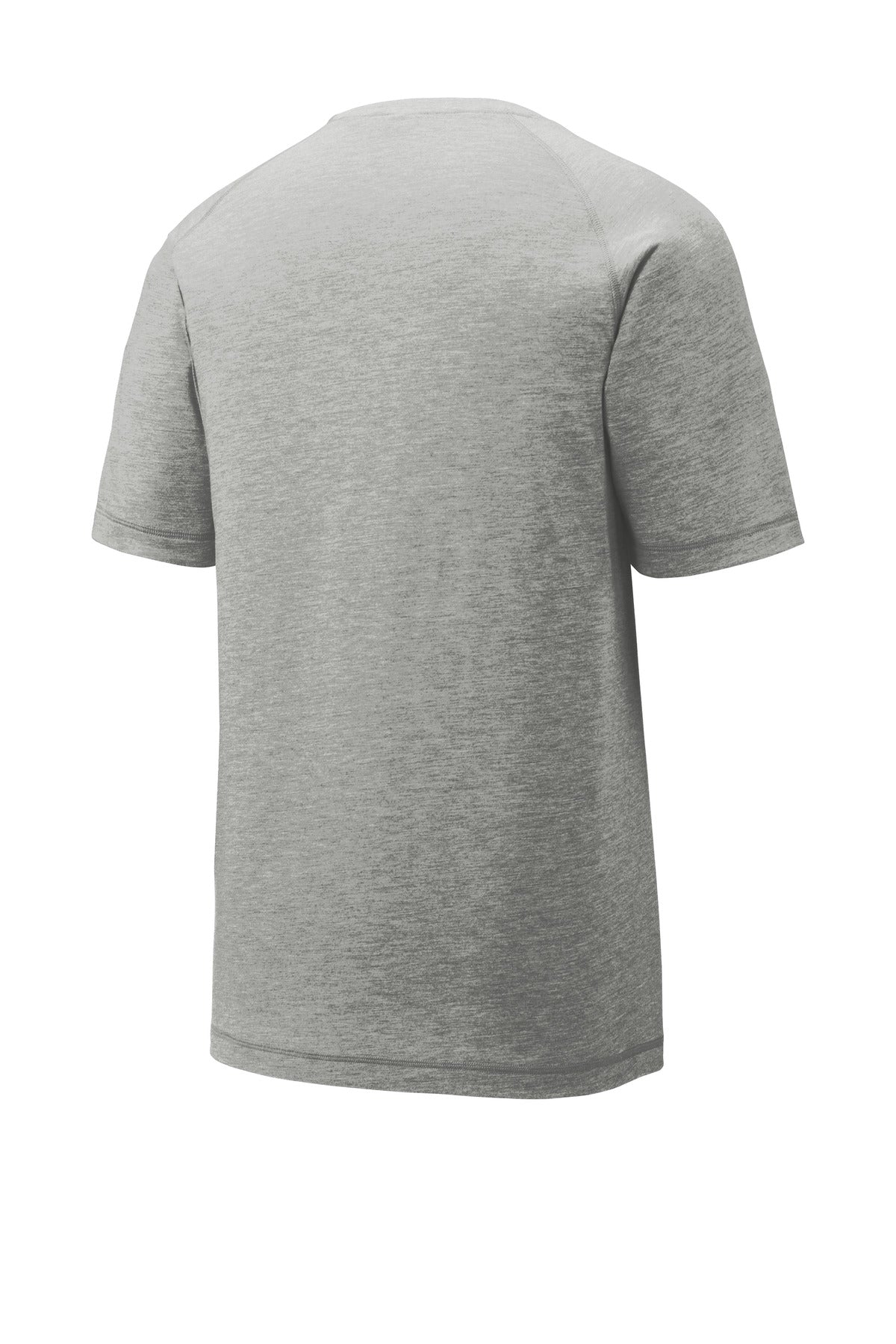 Sport-Tek  PosiCharge  Tri-Blend Wicking Raglan Tee - Light Grey Heather