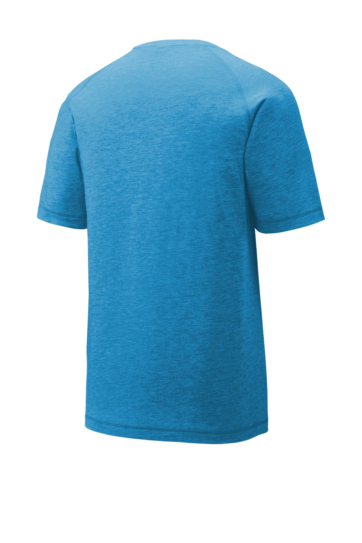Sport-Tek  PosiCharge  Tri-Blend Wicking Raglan Tee - Pond Blue Heather