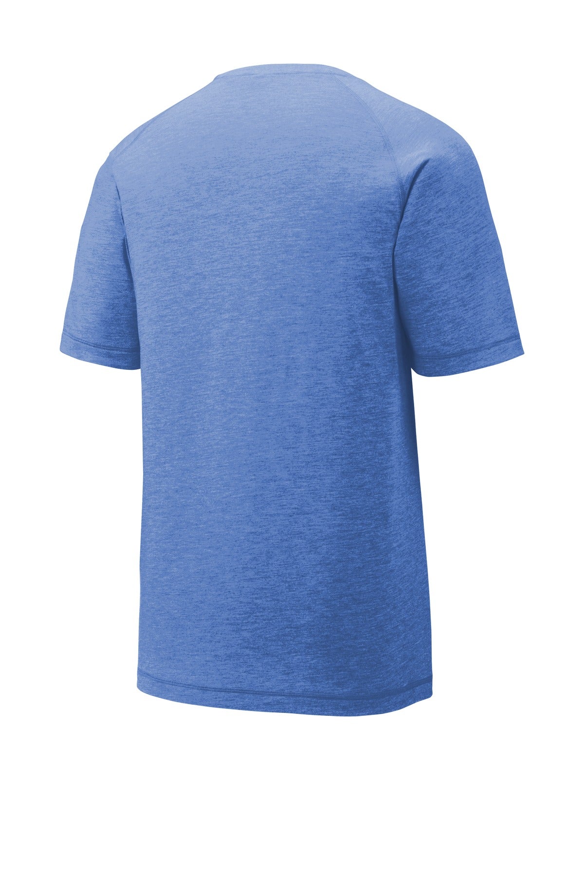 Sport-Tek  PosiCharge  Tri-Blend Wicking Raglan Tee - True Royal Heather