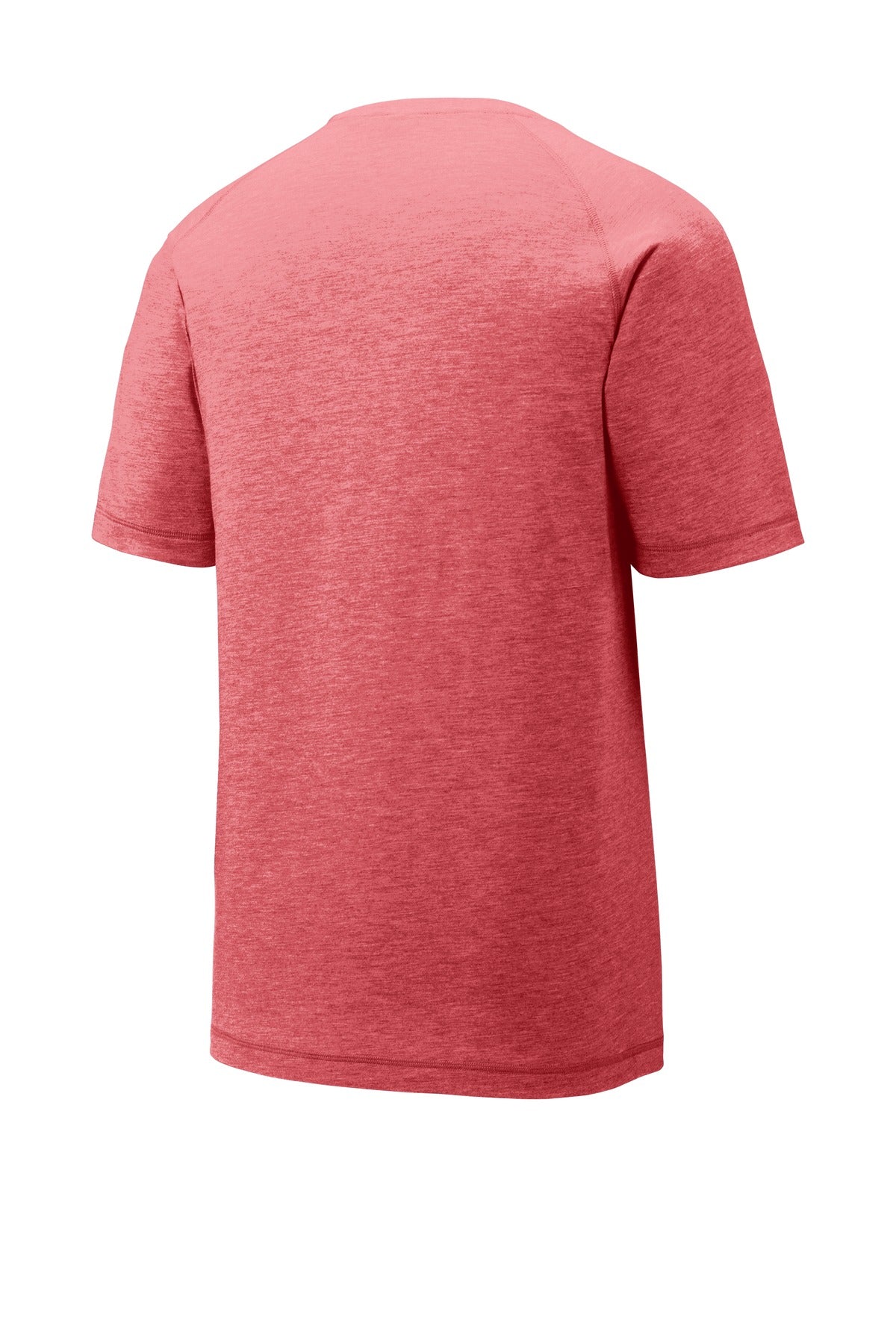 Sport-Tek  PosiCharge  Tri-Blend Wicking Raglan Tee - True Red Heather