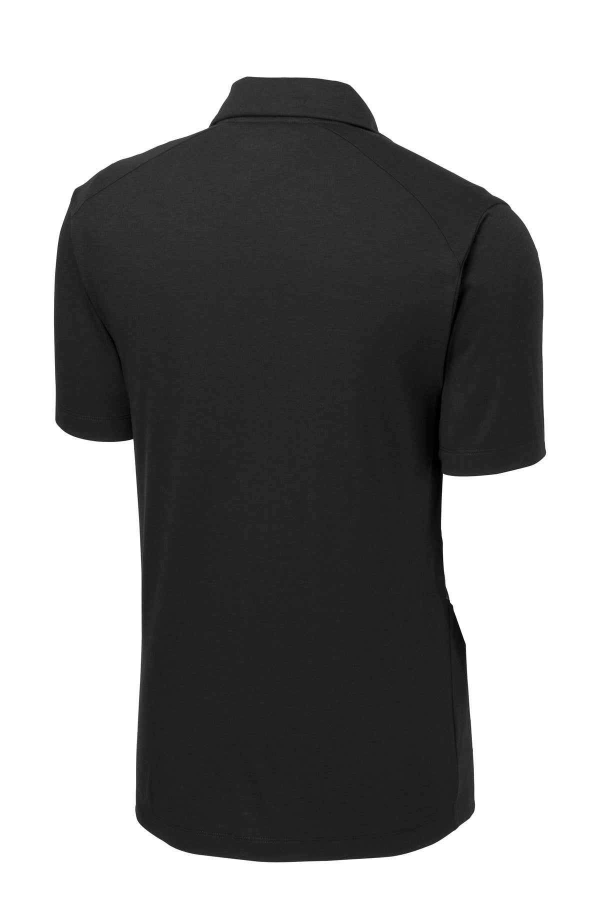 Sport-Tek  PosiCharge  Tri-Blend Wicking Polo - Black Triad Solid