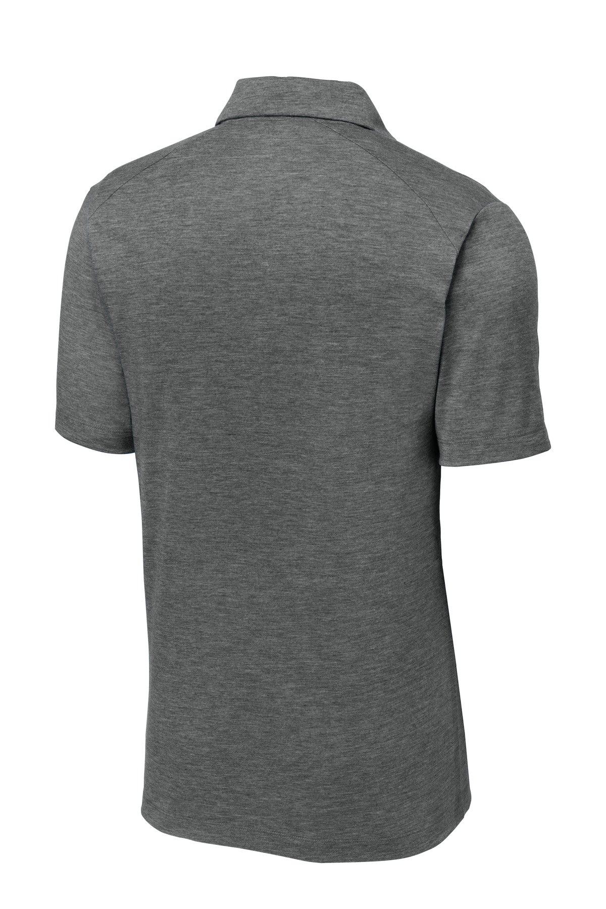 Sport-Tek  PosiCharge  Tri-Blend Wicking Polo - Dark Grey Heather