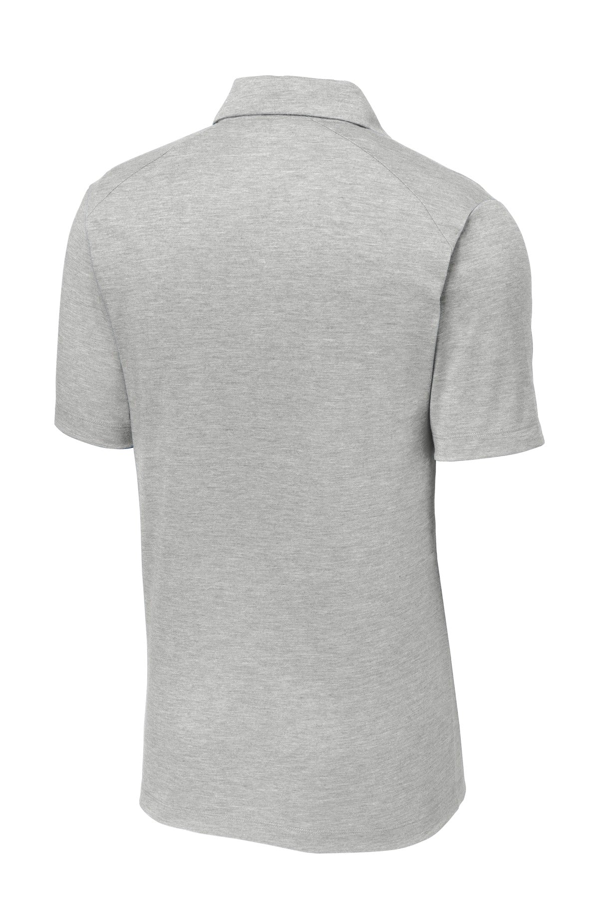 Sport-Tek  PosiCharge  Tri-Blend Wicking Polo - Light Grey Heather