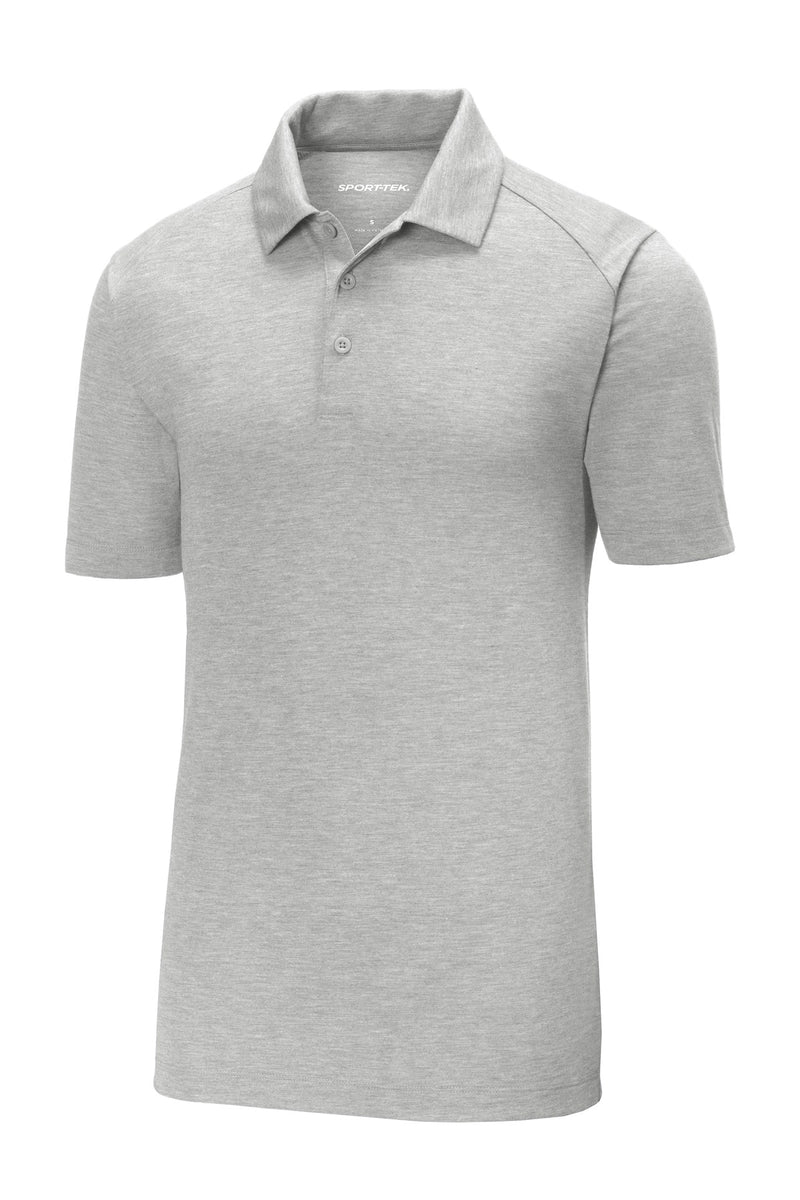Sport-Tek  PosiCharge  Tri-Blend Wicking Polo - Light Grey Heather