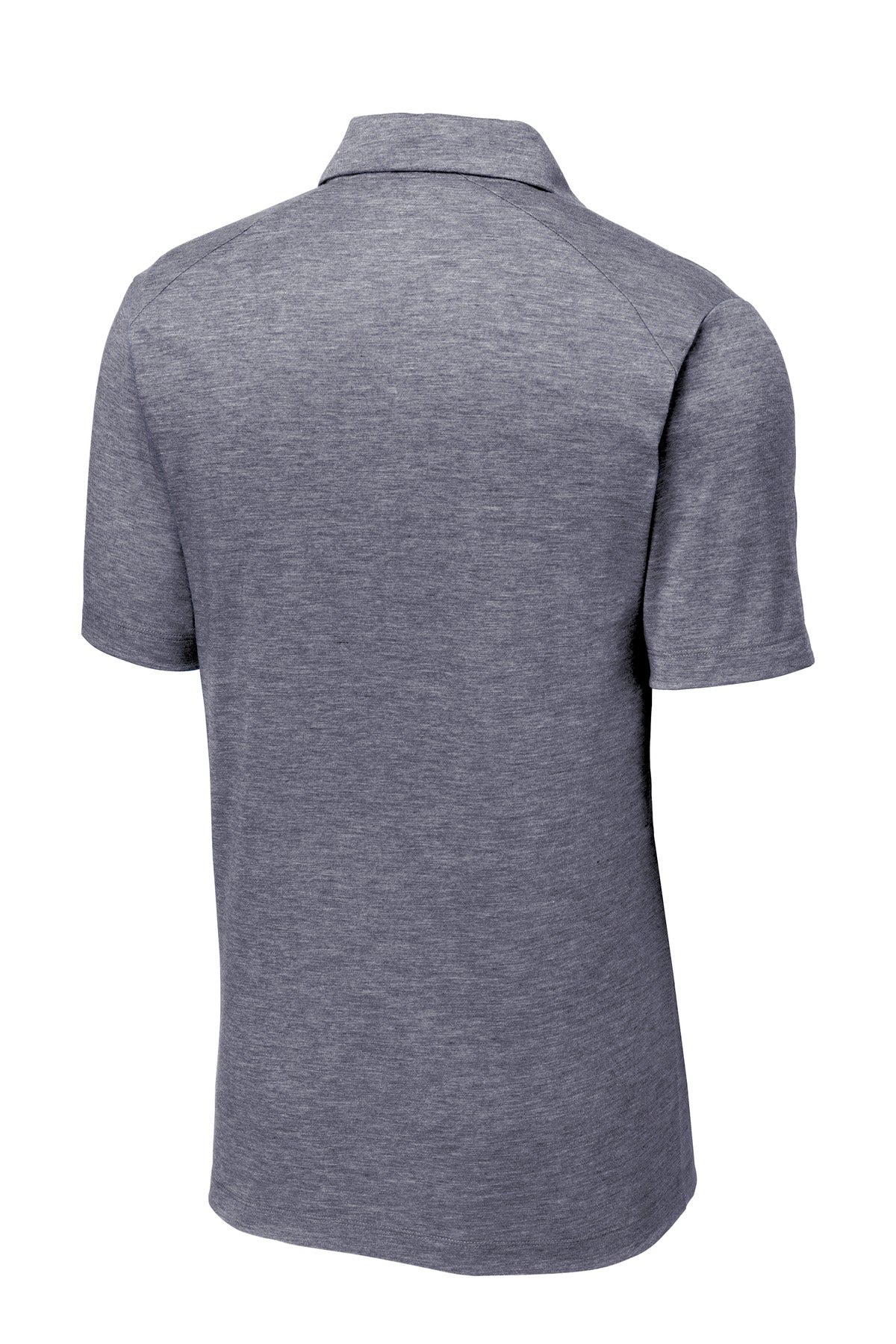 Sport-Tek  PosiCharge  Tri-Blend Wicking Polo - True Navy Heather