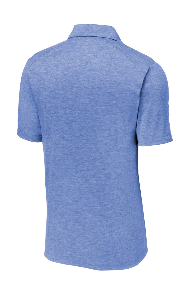 Sport-Tek  PosiCharge  Tri-Blend Wicking Polo - True Royal Heather
