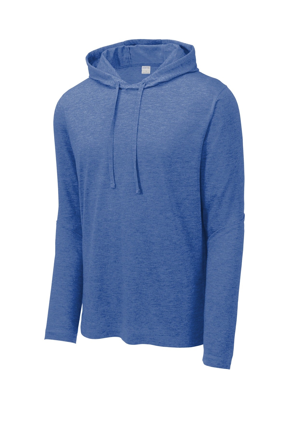 Sport-Tek  PosiCharge  Tri-Blend Wicking Long Sleeve Hoodie - True Royal Heather