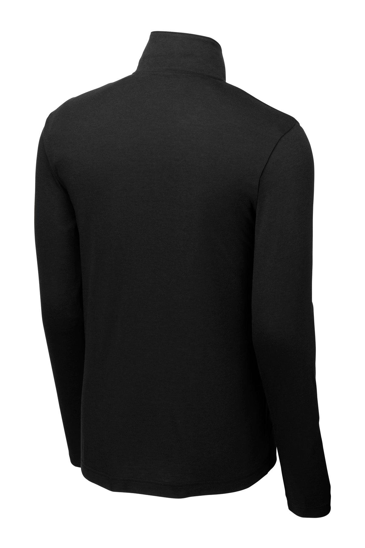 Sport-Tek  PosiCharge  Tri-Blend Wicking 1/4-Zip Pullover - Black Triad Solid