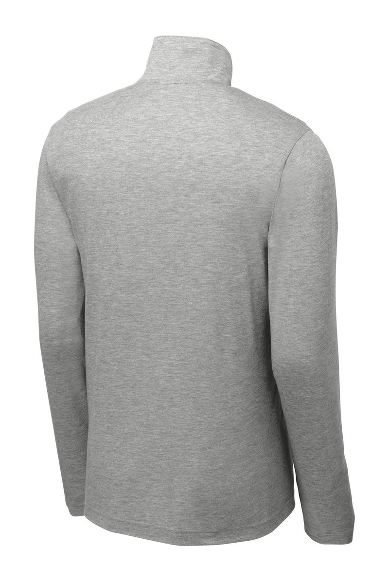 Sport-Tek  PosiCharge  Tri-Blend Wicking 1/4-Zip Pullover - Light Grey Heather