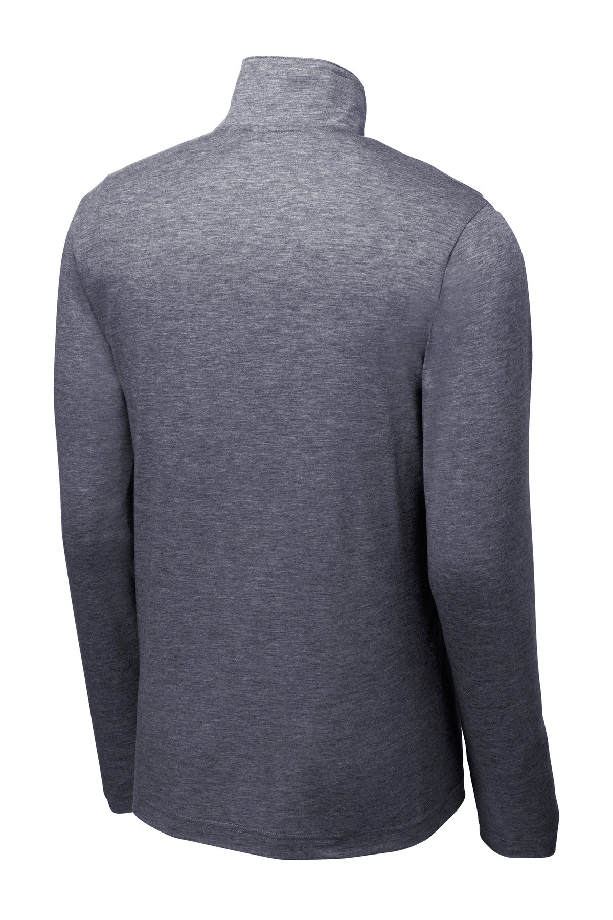 Sport-Tek  PosiCharge  Tri-Blend Wicking 1/4-Zip Pullover - True Navy Heather