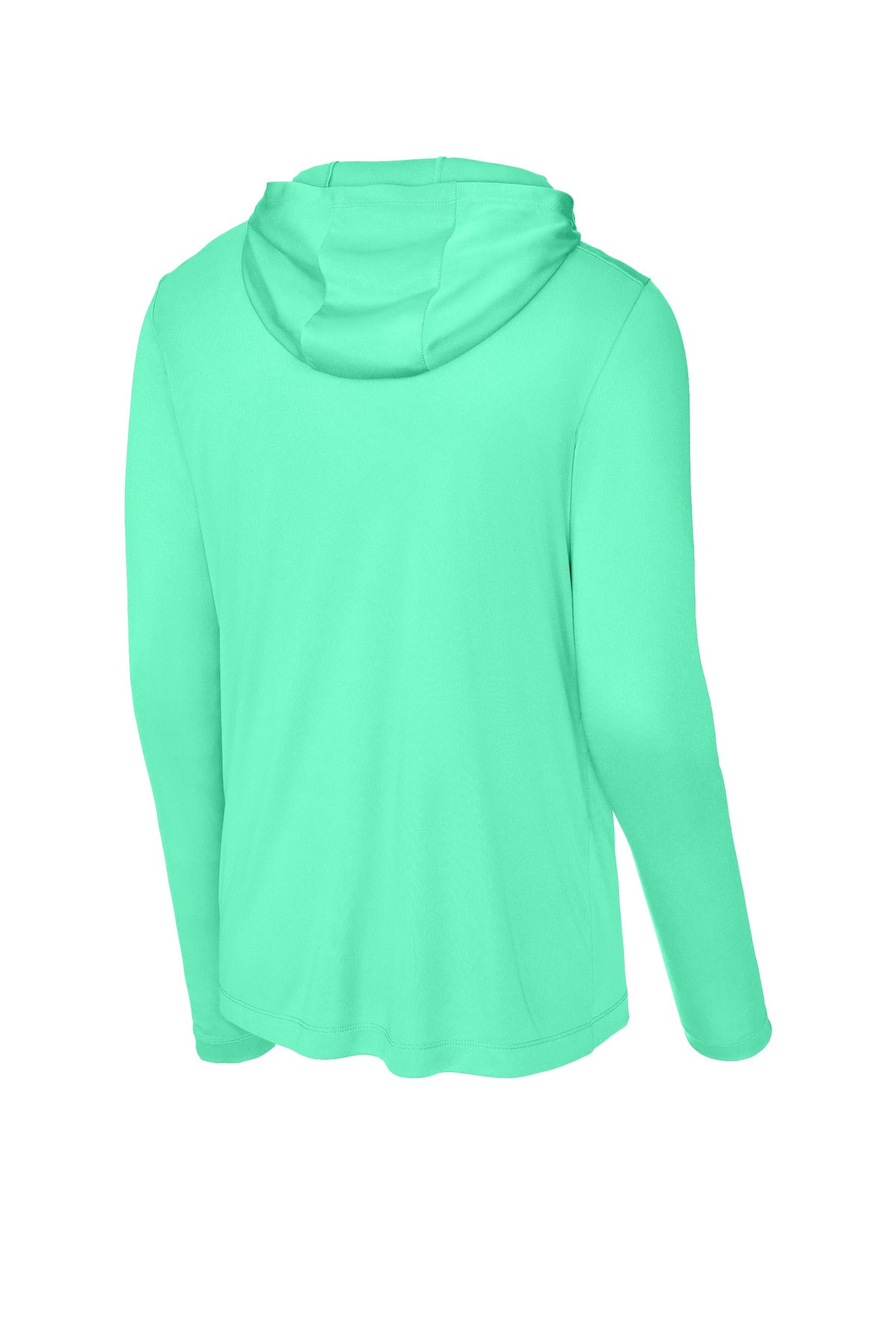 Sport-Tek Posi-UV Pro Long Sleeve Hoodie - Bright Seafoam