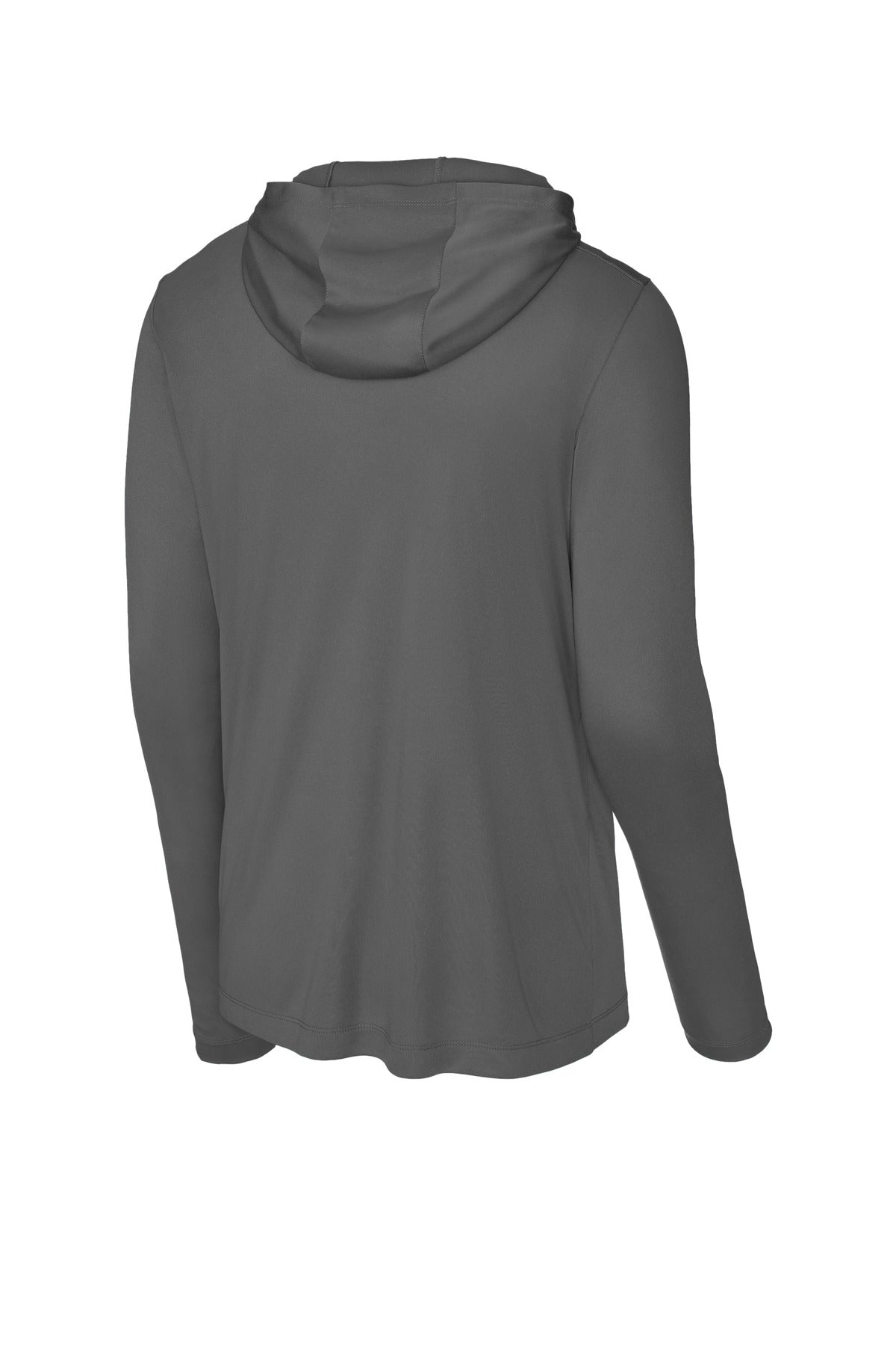 Sport-Tek Posi-UV Pro Long Sleeve Hoodie - Dark Smoke Grey