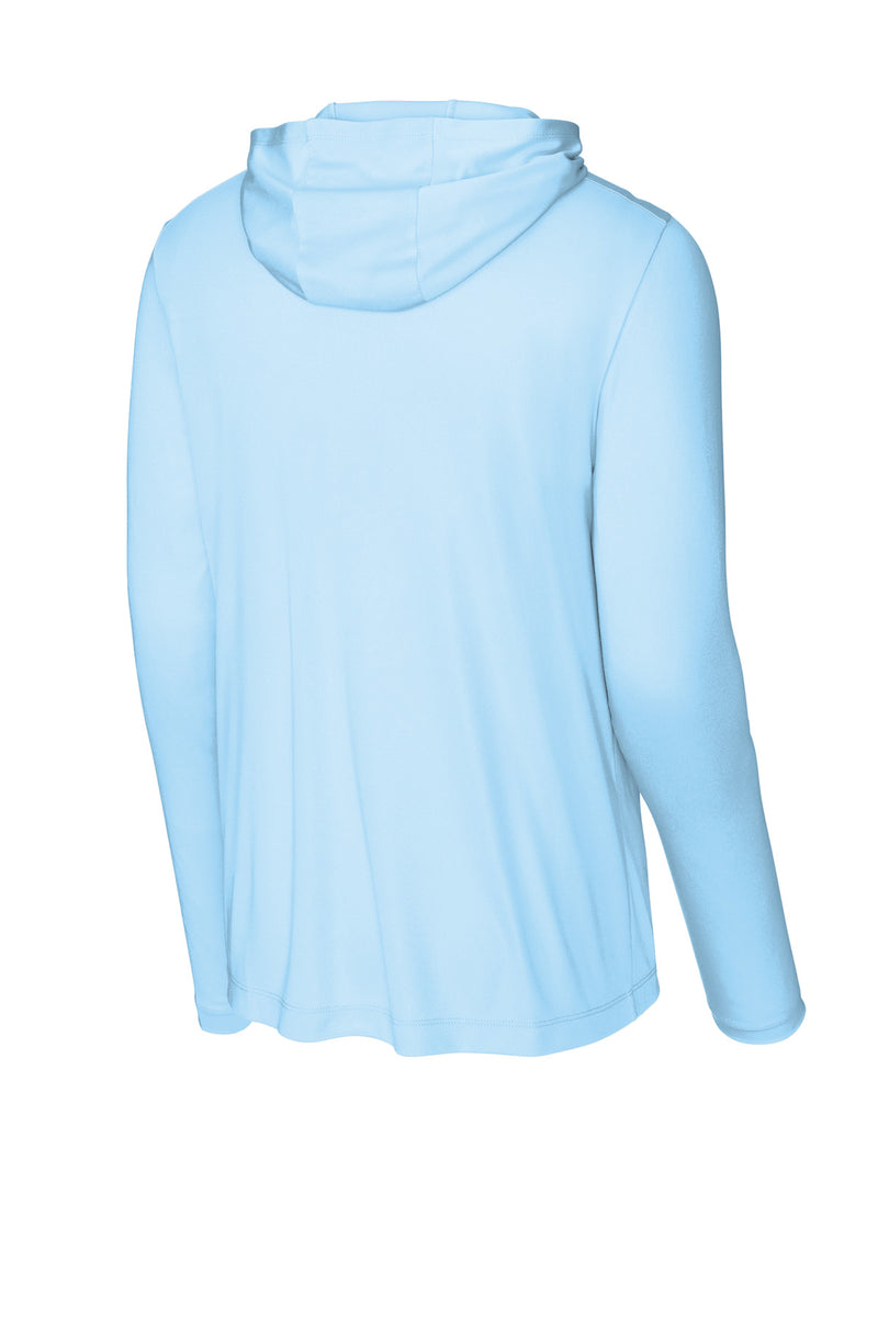 Sport-Tek Posi-UV Pro Long Sleeve Hoodie - Light Blue
