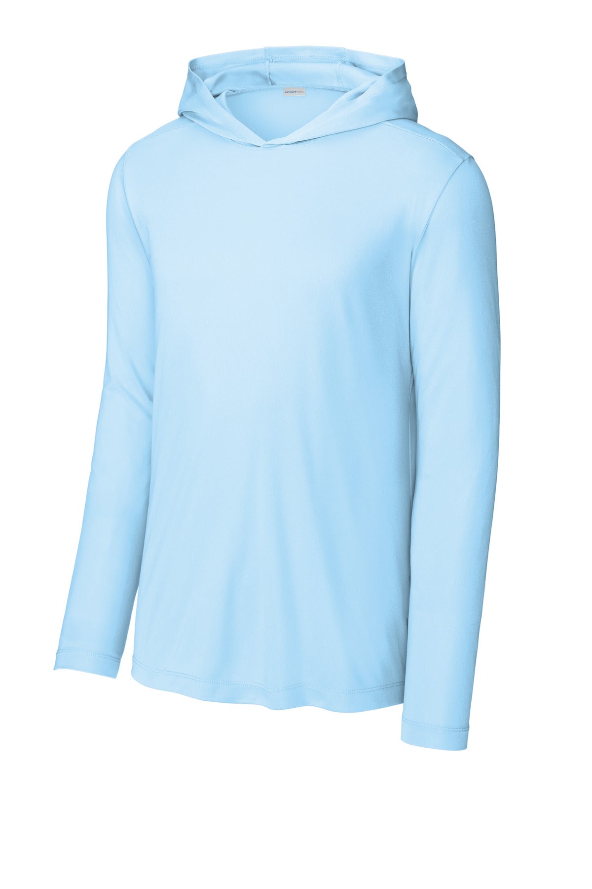Sport-Tek Posi-UV Pro Long Sleeve Hoodie - Light Blue