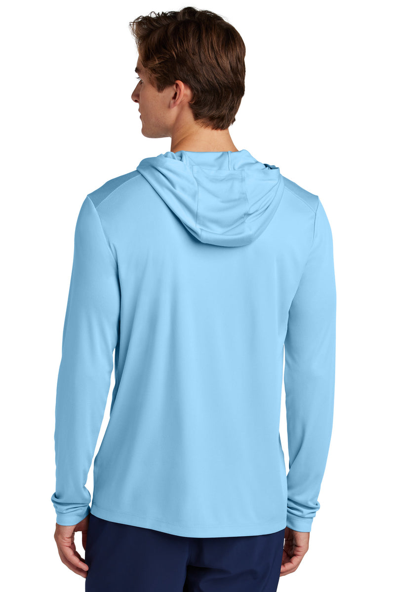 Sport-Tek Posi-UV Pro Long Sleeve Hoodie - Light Blue