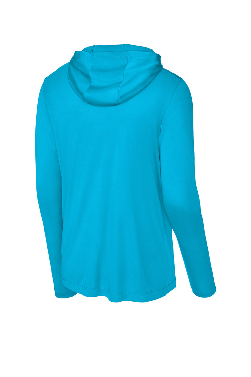 Sport-Tek Posi-UV Pro Long Sleeve Hoodie - Sapphire