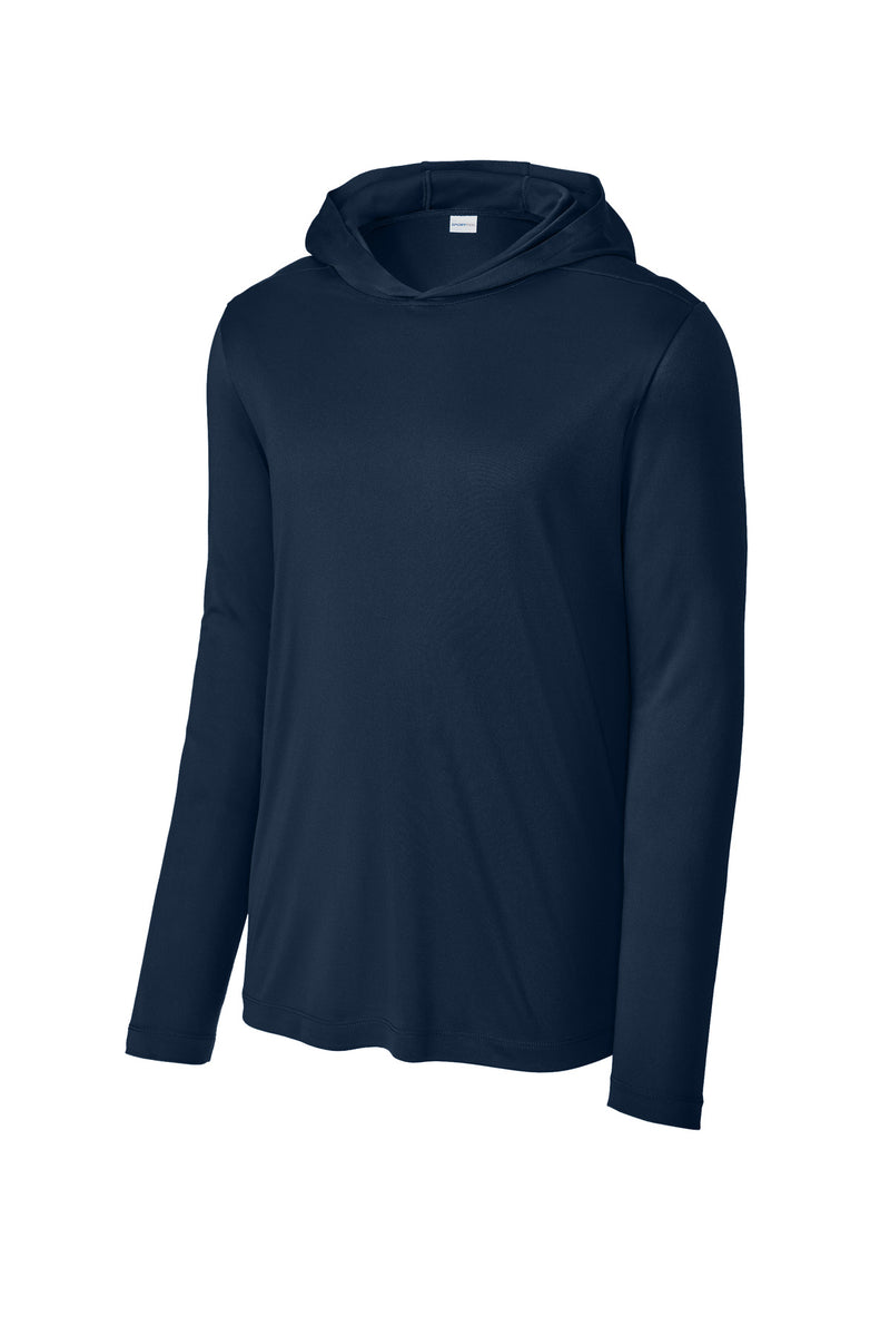 Sport-Tek Posi-UV Pro Long Sleeve Hoodie - True Navy