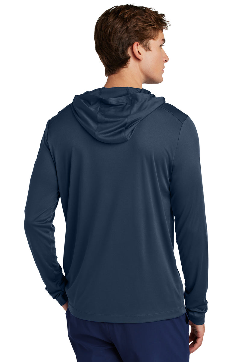 Sport-Tek Posi-UV Pro Long Sleeve Hoodie - True Navy