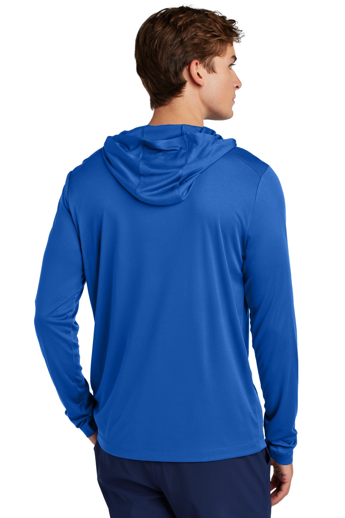 Sport-Tek Posi-UV Pro Long Sleeve Hoodie - True Royal