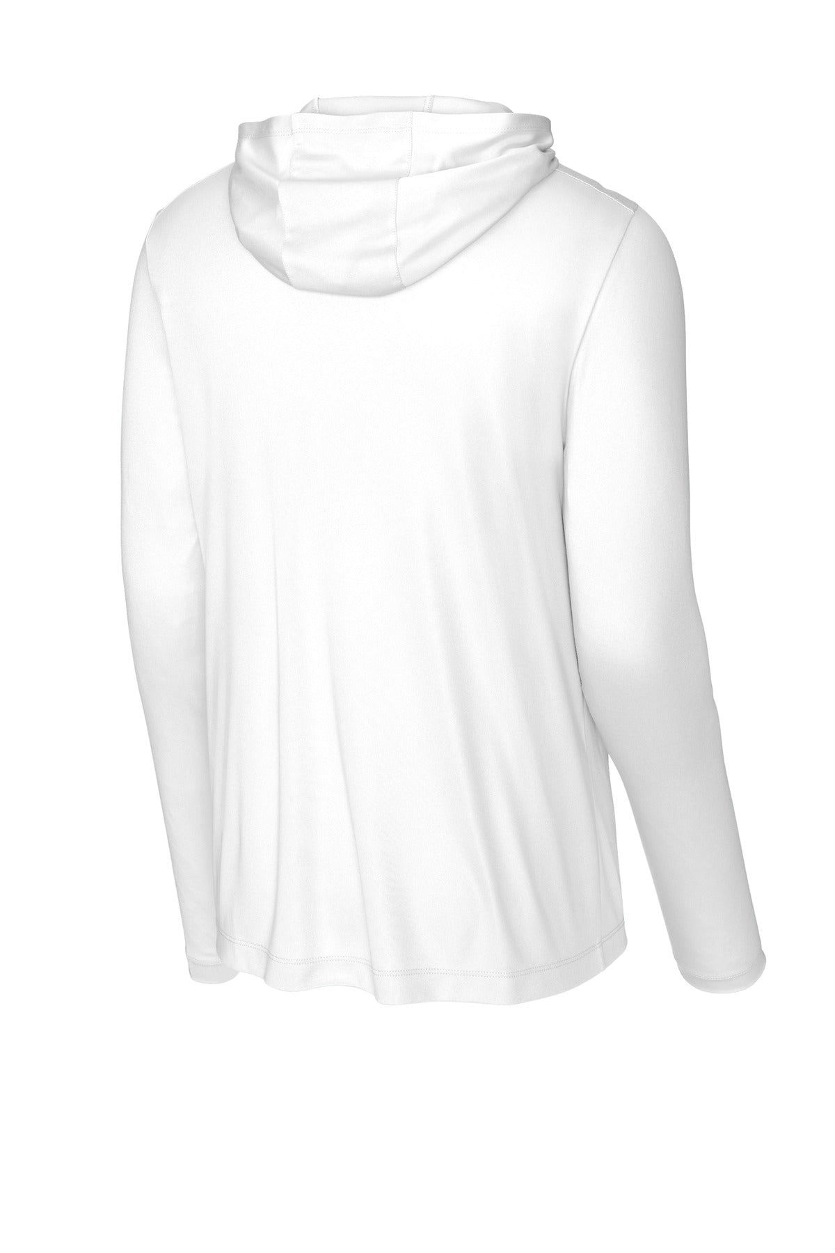 Sport-Tek Posi-UV Pro Long Sleeve Hoodie - White