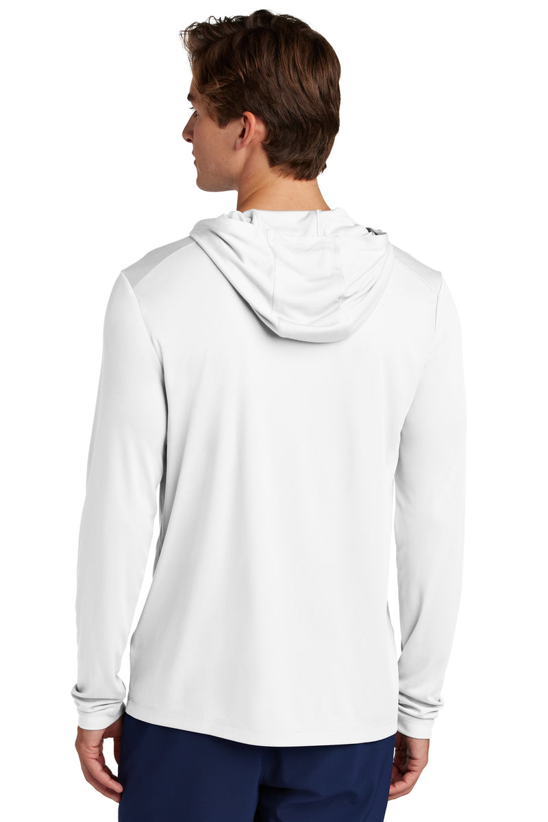 Sport-Tek Posi-UV Pro Long Sleeve Hoodie - White
