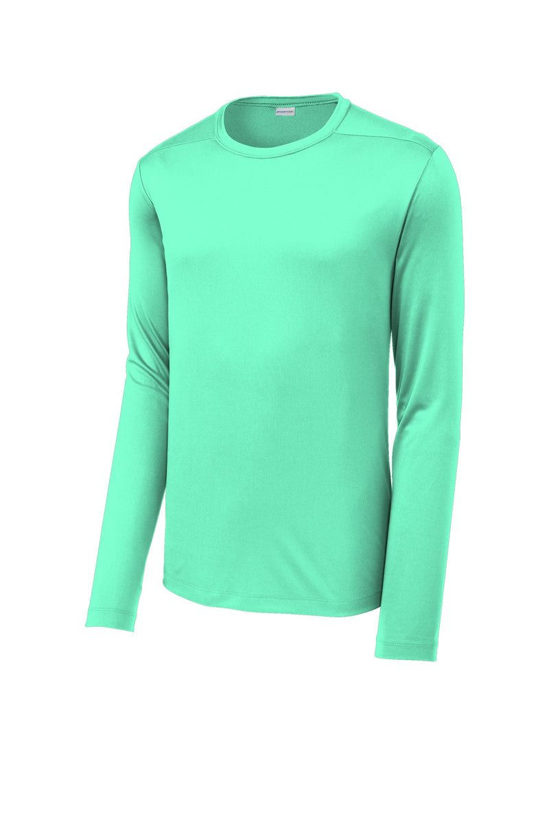 Sport-Tek  Posi-UV Pro Long Sleeve Tee - Bright Seafoam
