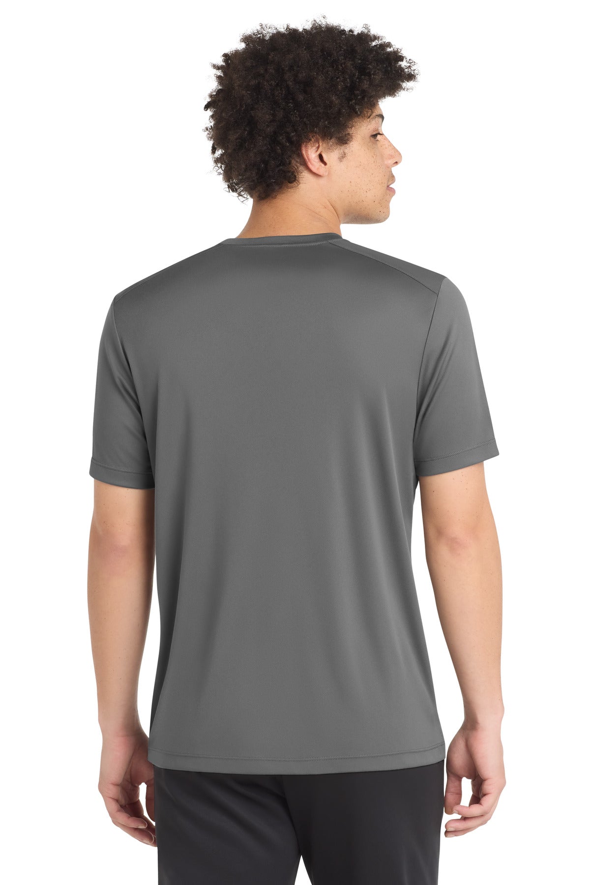 Sport-Tek  Posi-UV Pro Tee - Dark Smoke Grey