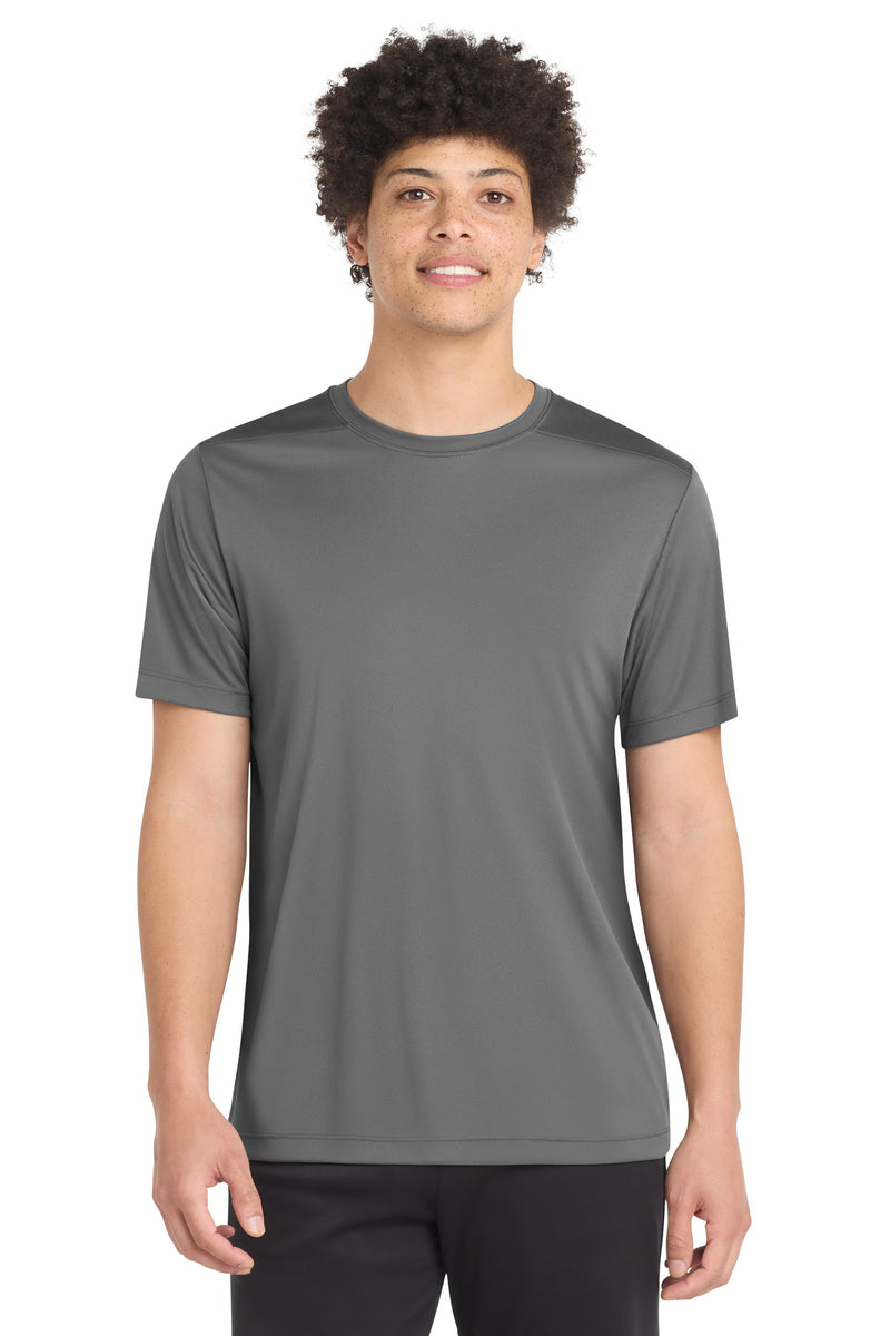 Sport-Tek  Posi-UV Pro Tee - Dark Smoke Grey