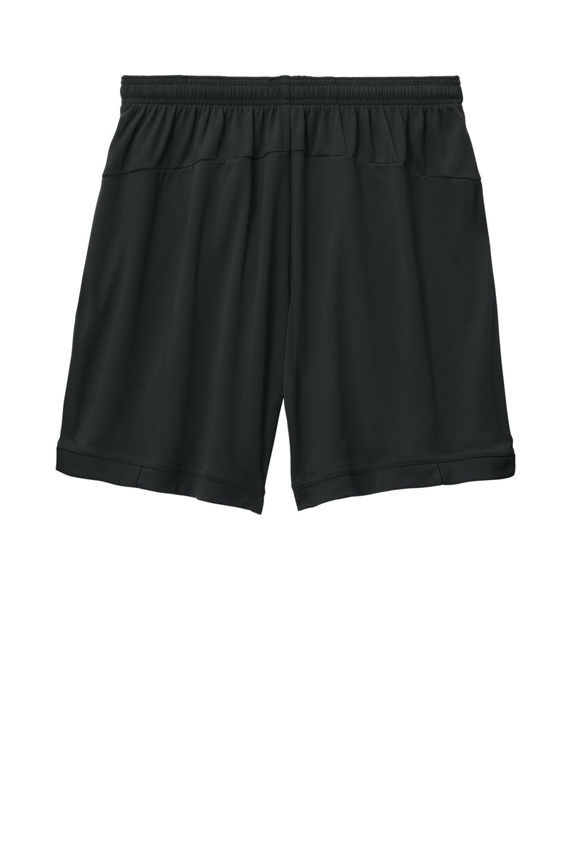 Sport-Tek Club 7  Short - Black/ Black
