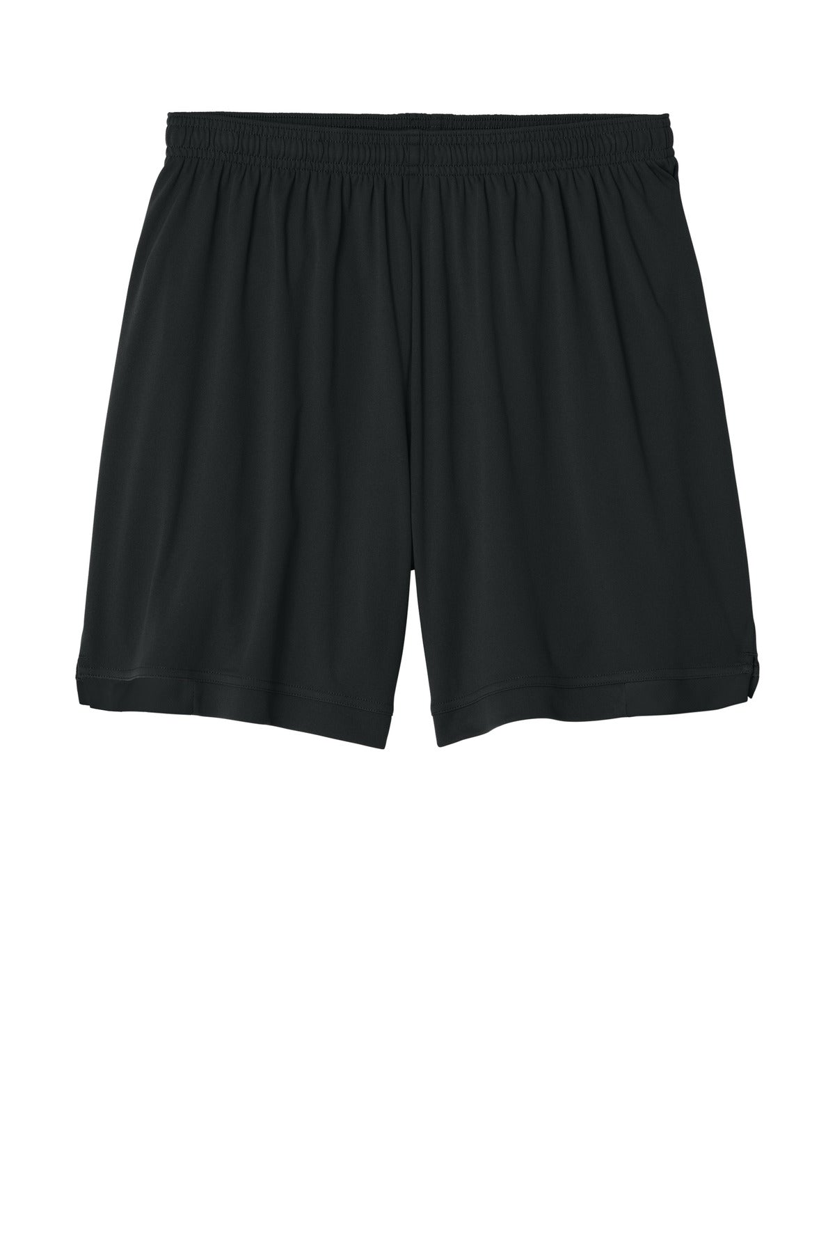 Sport-Tek Club 7  Short - Black/ Black
