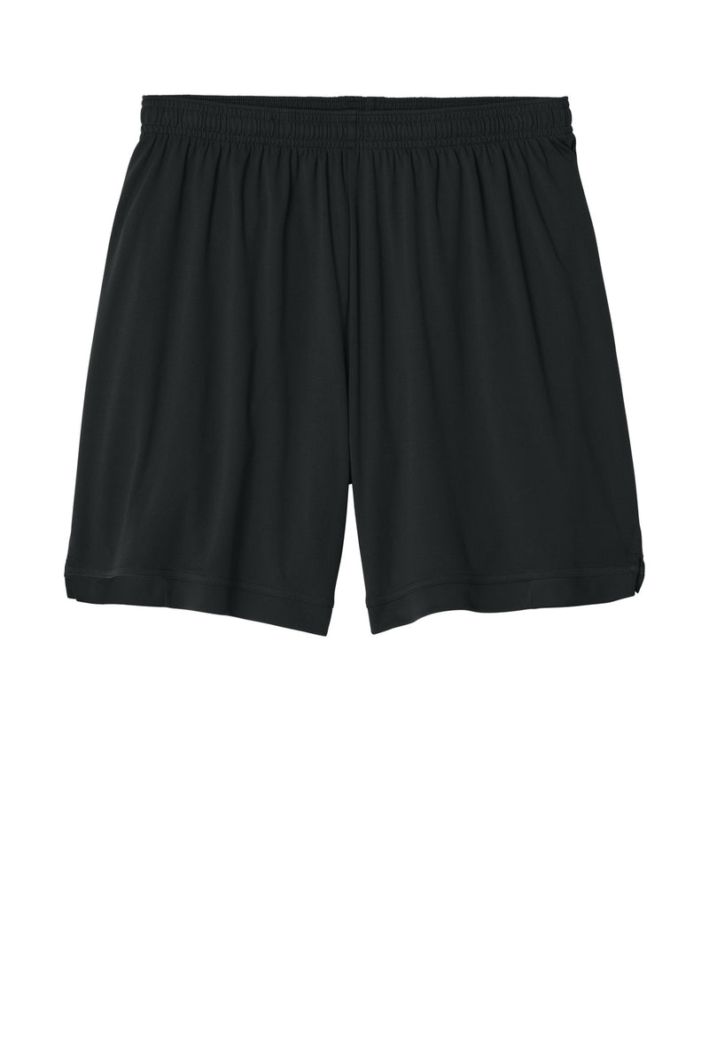 Sport-Tek Club 7  Short - Black/ Black