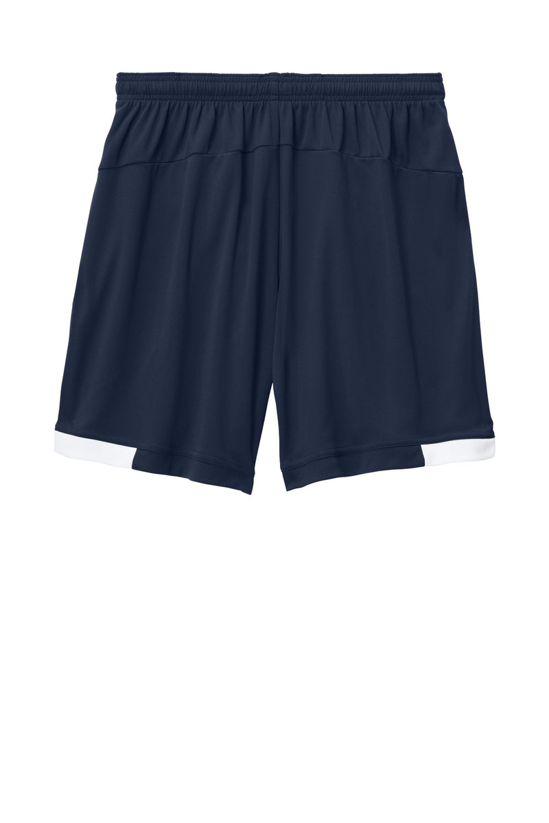 Sport-Tek Club 7  Short - True Navy/ White