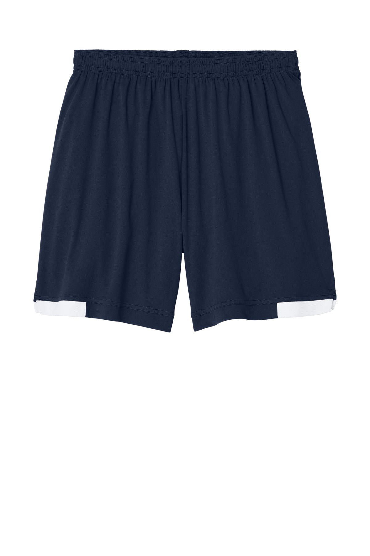 Sport-Tek Club 7  Short - True Navy/ White
