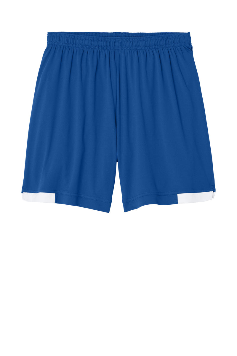 Sport-Tek Club 7  Short - True Royal/ White