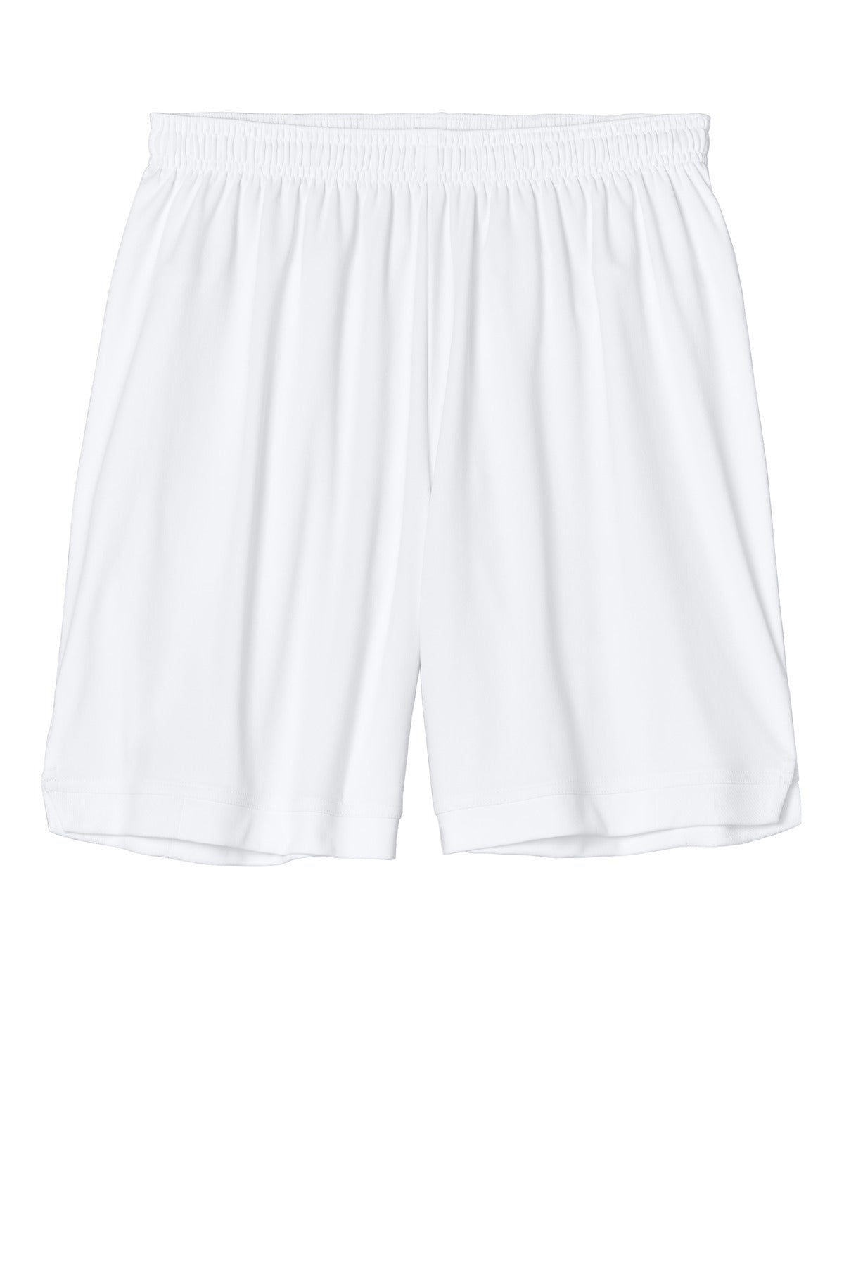 Sport-Tek Club 7  Short - White/ White