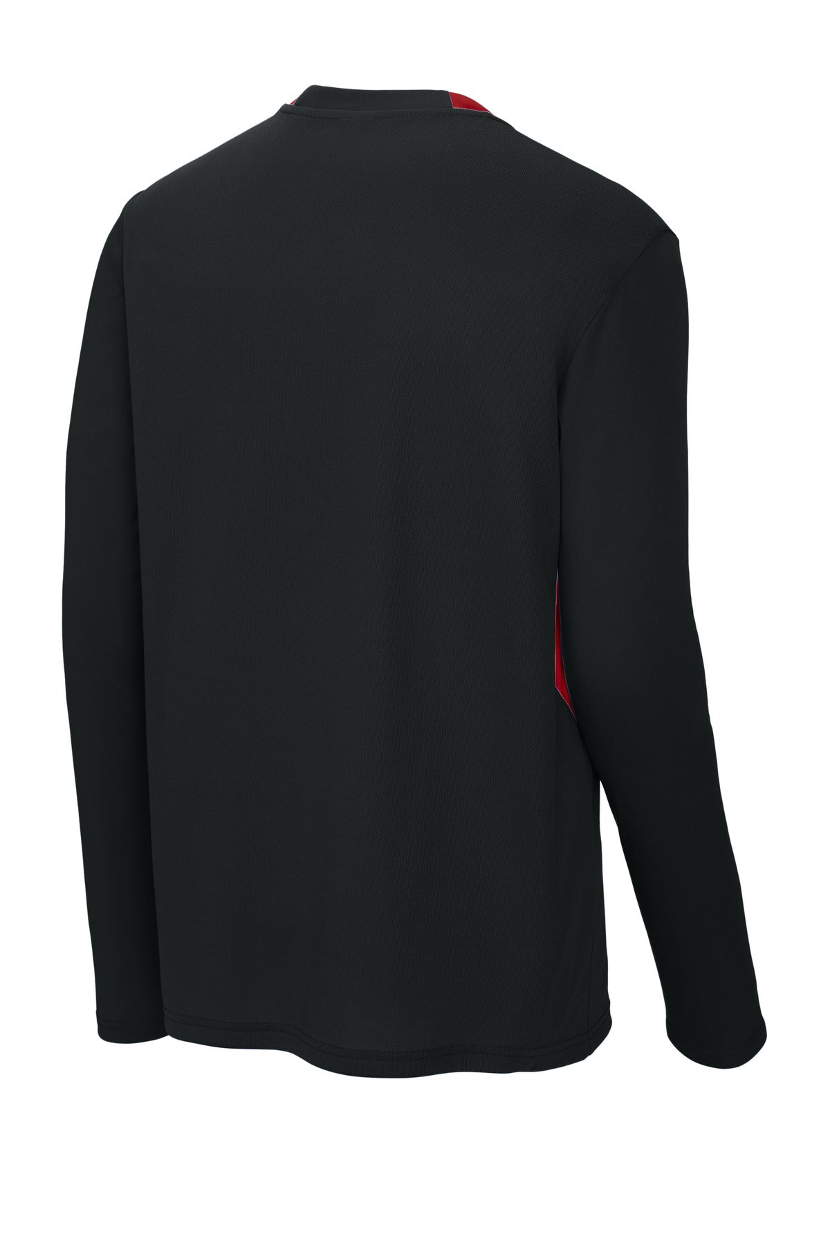 Sport-Tek Club 1/4-Zip Pullover - Black/ Deep Red