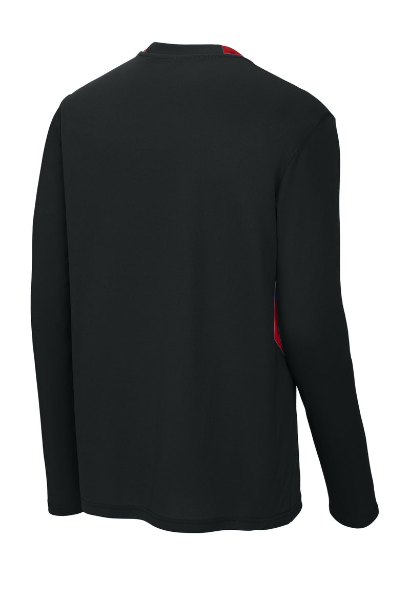 Sport-Tek Club 1/4-Zip Pullover - Black/ Deep Red